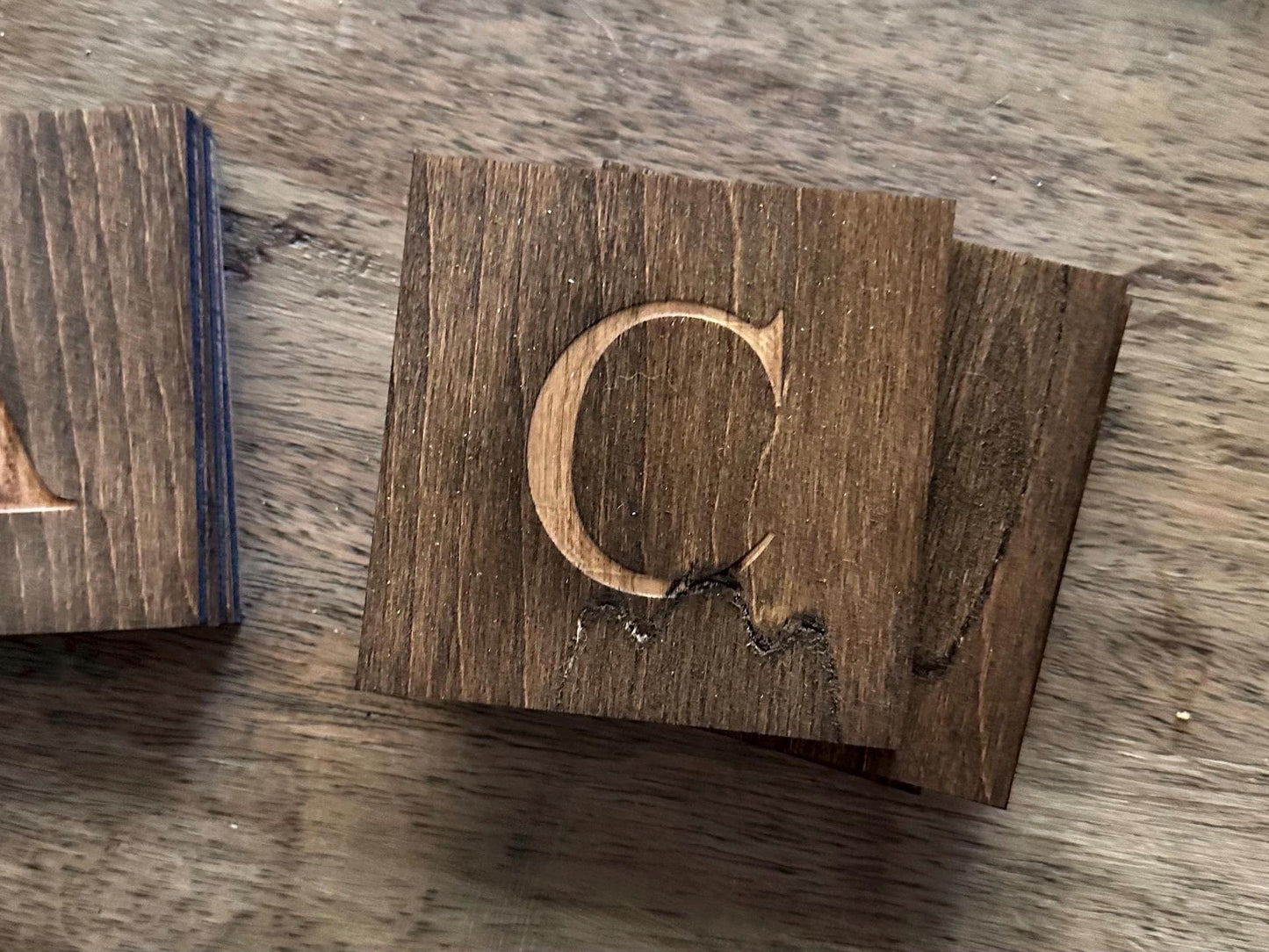 Scrabble Wall Tiles | Custom Wood Name Tiles | Family Wall Decor | Personalized Wood Letters | Rustic Game Room Decor