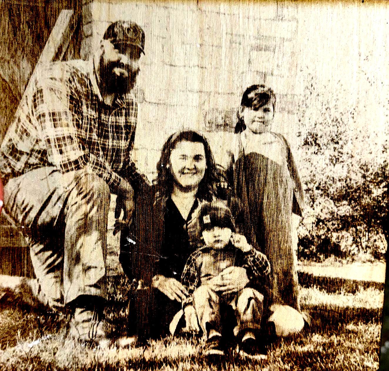 Custom Wood Photo Engraving, Personalized Laser Engraved Picture on Wood, Pet Memorial, Wedding Gift, Anniversary Gift, Rustic Home Decor